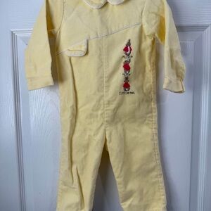 Vintage Corduroy Coveralls